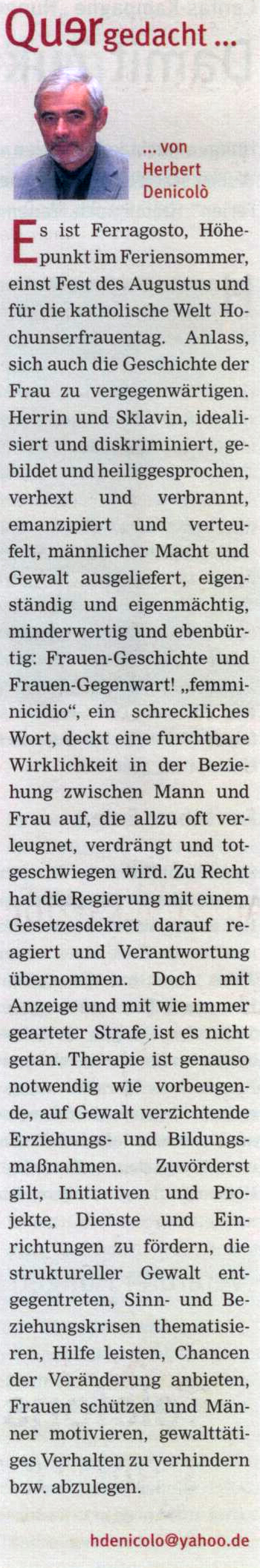 Quelle: Katholisches Sonntagsblatt, Nr. 33/34 vom 18./25.08.13